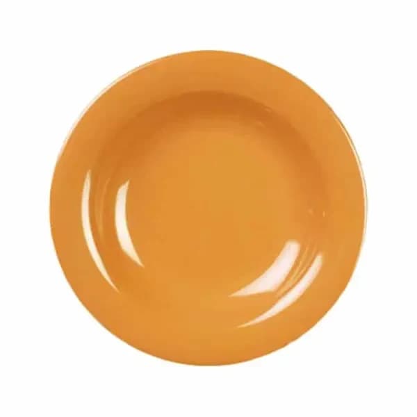 Thunder Group CR5809YW Yellow 13 oz. Melamine Salad Bowl | Case of 12 — main image