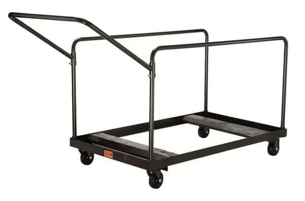 National Public Seating DY-60R Folding Table Dolly - Vertical Storage -48"R, 60"R Tables — view 4