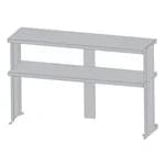Turbo Air TSOS-3R-T Stainless Steel Double Tier Overshelf for Sandwich Prep Tables 36"W — view 6