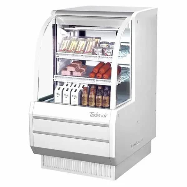 Turbo Air TCDD-36H-W-N Refrigerated White Deli Case 36-1/2"W — view 2