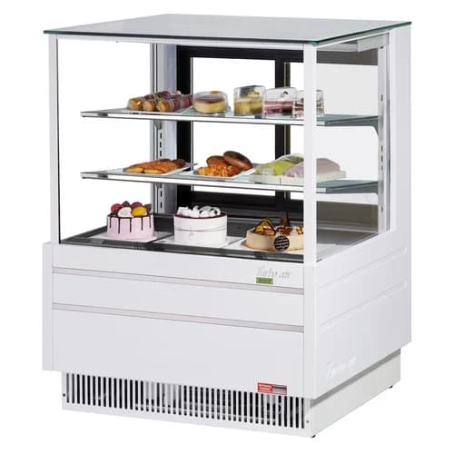Turbo Air TCGB-36UF-W-N Refrigerated White Bakery Display Case 36-1/2"W — main image