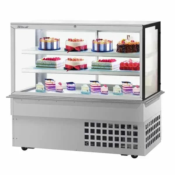 Turbo Air TBP60-54FDN-W Three-Tier Refrigerated Drop In Bakery Display Case 60-5/8"W — view 2