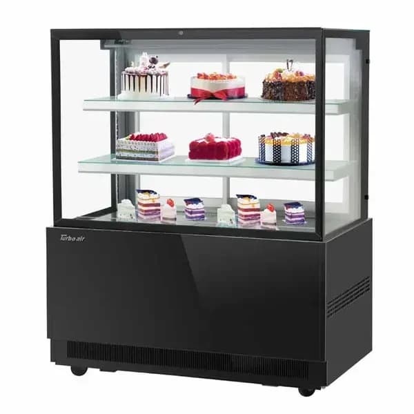 Turbo Air TBP48-54FN-B Refrigerated Black Bakery Display Case 47-1/4"W — view 2