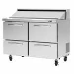 Turbo Air PST-72-D6-N PRO Series 18 Pan 6-Drawer Sandwich Prep Table 72-5/8"W — view 4