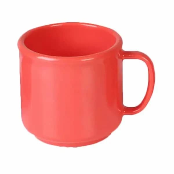 Thunder Group CR9035RD Orange 10 oz. Melamine Mug/Cup | Case of 12 — view 2