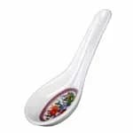Thunder Group 7004AR Rose 3/4 oz. Melamine Spoon | Case of 60 — view 5