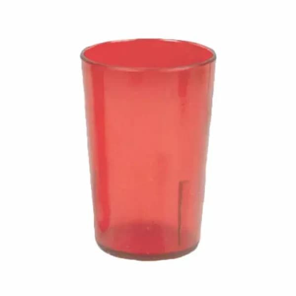 Thunder Group PLTHTB010R Red 9-1/2 oz. Plastic Tumbler Glass | Case of 12 — view 2