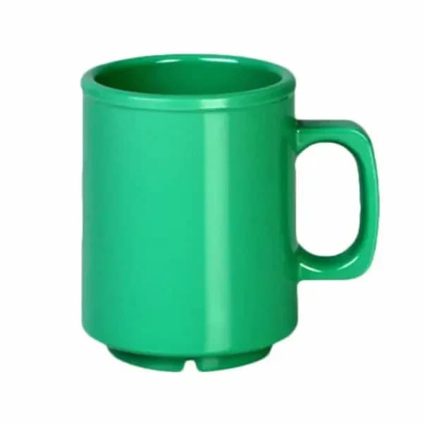 Thunder Group CR9010GR Green 8 oz. Melamine Mug/Cup | Case of 12 — main image