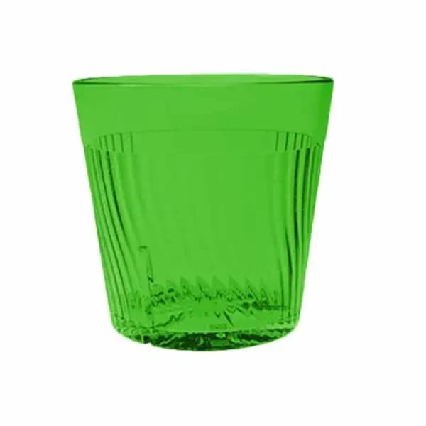 Thunder Group PLPCTB308GR Green 8 oz. Polycarbonate Tumbler Glass | Case of 12 — main image