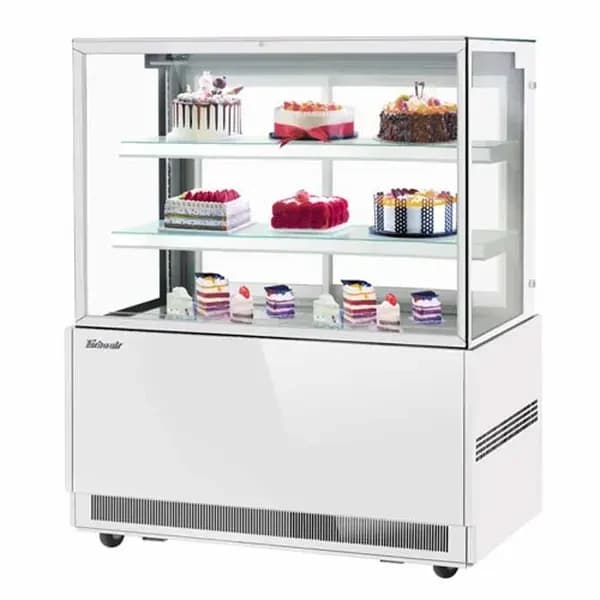 Turbo Air TBP48-54FN-W Refrigerated White Bakery Display Case 47-1/4"W — view 2