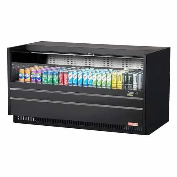 Turbo Air TOM-60UC-B-N Black Drop-In Open Display Case Merchandiser 60-1/4"W — view 2