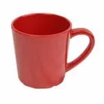 Thunder Group CR9018RD Orange 7 oz. Melamine Mug/Cup | Case of 12 — view 8