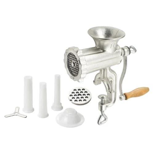 Winco MG-10 #10 Manual Meat Grinder with Table Clamp — main image