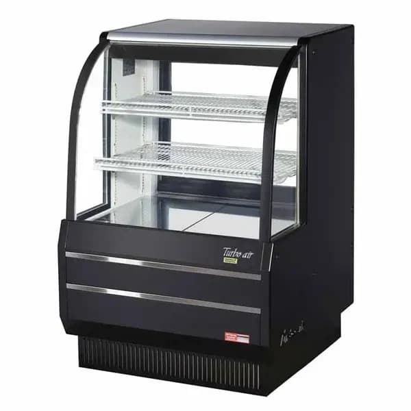 Turbo Air TCGB-36DR-B Dry Black Bakery Display Case 36-1/2"W — view 2