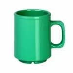 Thunder Group CR9010RD Orange 8 oz. Melamine Mug/Cup | Case of 12 — view 5