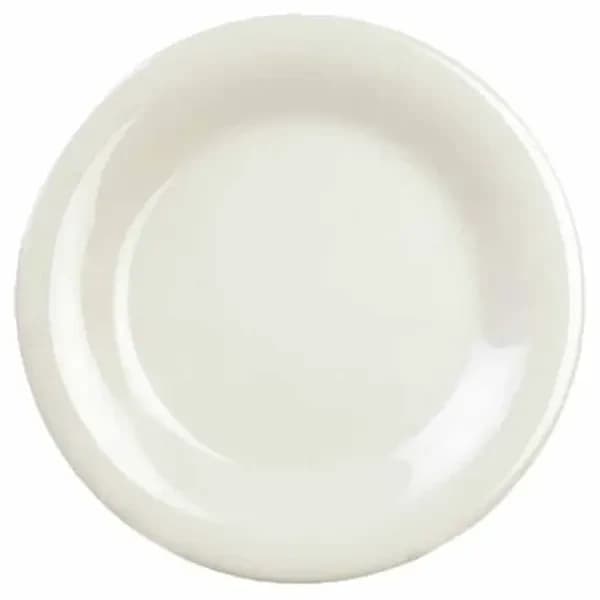 Thunder Group CR006V Ivory 6-1/2" Melamine Plate | Case of 12 — view 3