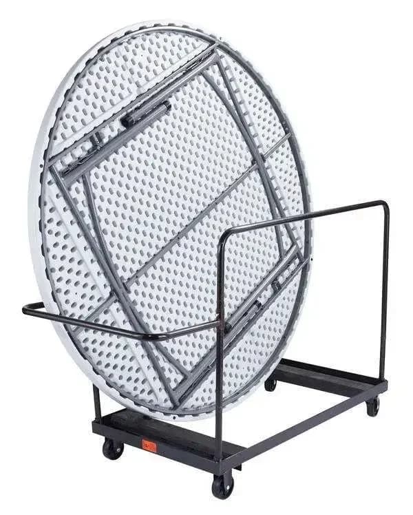 National Public Seating DY-71R Folding Table Dolly - Vertical Storage - 71"R Table — view 3