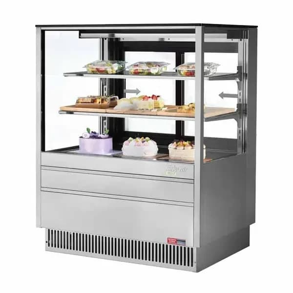 Turbo Air TCGB-36UF-SS-N Refrigerated Stainless Steel Bakery Display case 36-1/2"W — main image