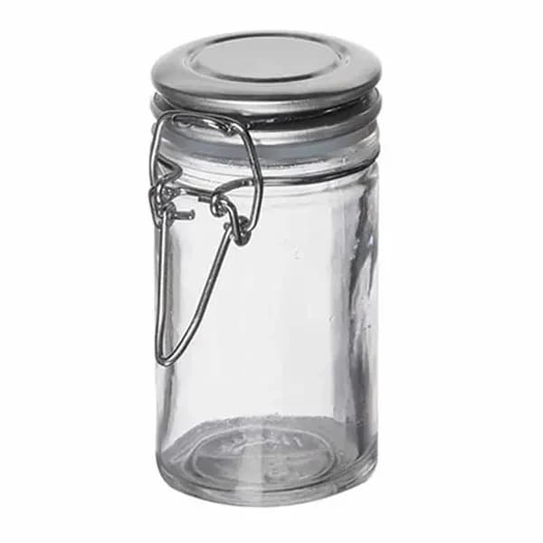 Tablecraft 10106 2 oz. Spice Jar with Stainless Steel Top | Case of 6 — main image
