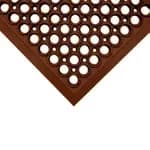 DRH110A 3' x 5' Black Anti-Fatigue Kitchen Floor Mat with Beveled Edges — view 4