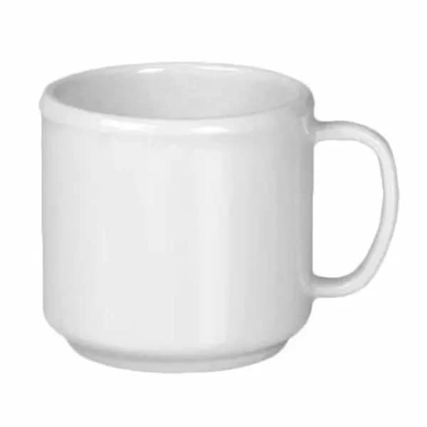 Thunder Group CR9035W White 10 oz. Melamine Mug/Cup | Case of 12 — view 2