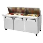 Turbo Air TSOS-6R-T Stainless Steel Double Tier Overshelf for Sandwich Prep Tables 72"W — view 4