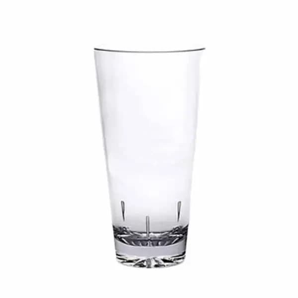 Thunder Group PLTHMG020C 20 oz. Clear Polycarbonate Mixing Glass | Case of 12 — main image