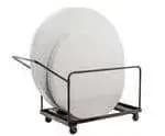 National Public Seating DY-60R Folding Table Dolly - Vertical Storage -48"R, 60"R Tables — view 7
