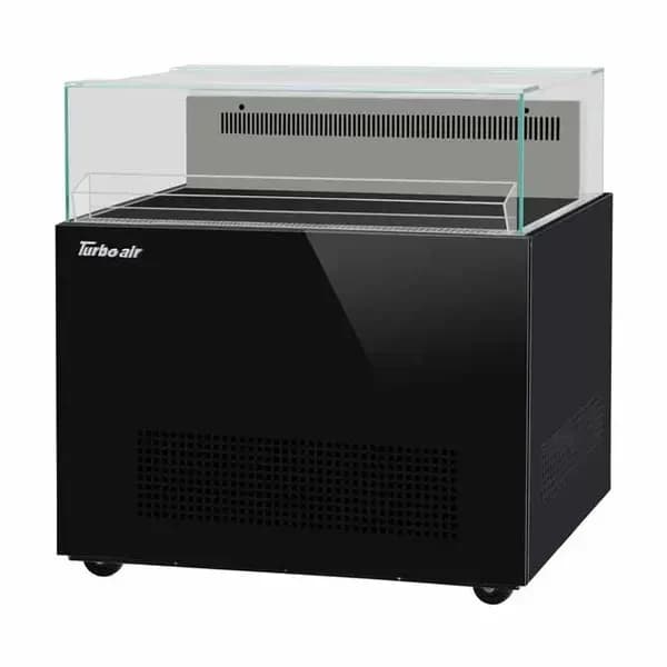 Turbo Air TOS-40NN-B Open Black Sandwich and Cheese Display Case Merchandiser 40"W — view 2