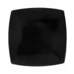 Thunder Group 24140BK Classic Black 13-1/2" x 9-1/8" Rectangular Melamine Plate | Case of 12 — view 3