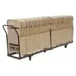National Public Seating DY-50 Folding Chair Dolly - Vertical storage - 50 Chair Capacity — view 6