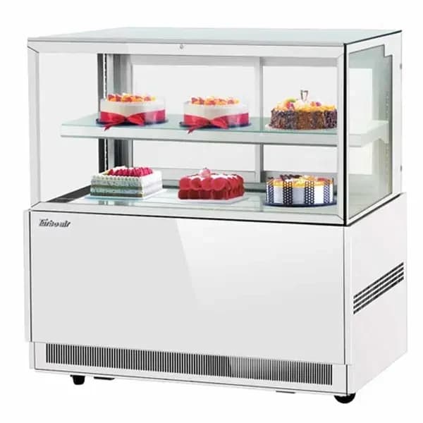 Turbo Air TBP48-46FN-W Refrigerated White Bakery Display Case 47-1/4"W — view 2