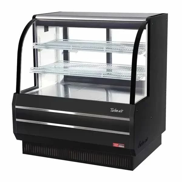 Turbo Air TCGB-48DR-B Dry Black Bakery Display Case 48-1/2"W — view 2