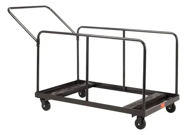 National Public Seating DYMU Folding Table Dolly - Vertical Storage - Round & Rectangular Tables — view 4