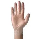 Large Powder Free Vinyl Disposable Food Service Gloves | Box of 100 — view 3