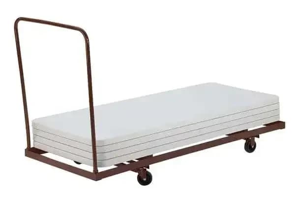 National Public Seating DY-3072 Folding Table Dolly - Horizontal Storage - Max 72"L — view 2