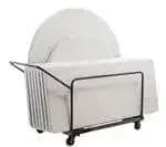 National Public Seating DYMU Folding Table Dolly - Vertical Storage - Round & Rectangular Tables — view 8