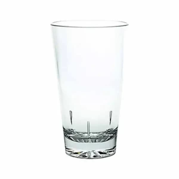 Thunder Group PLTHMG016C 16 oz. Clear Polycarbonate Mixing Glass | Case of 12 — main image