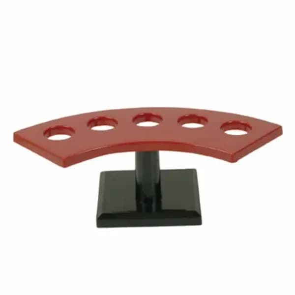 Thunder Group 30 Plastic Sushi Hand Roll Rack with 5 Cavities — main image