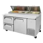 Turbo Air TSOS-P6-T Stainless Steel Overshelf for Pizza Prep Tables 67"W — view 4