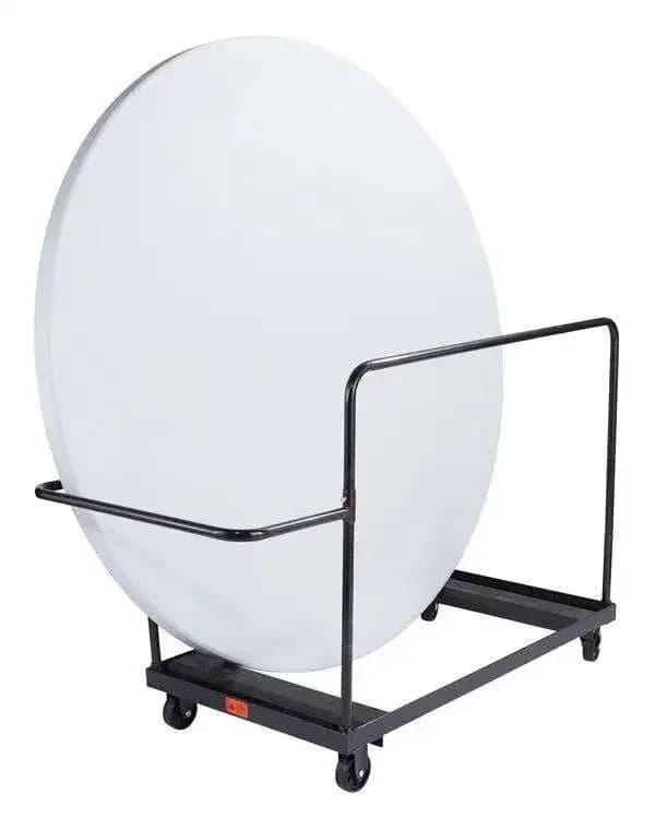 National Public Seating DY-71R Folding Table Dolly - Vertical Storage - 71"R Table — main image