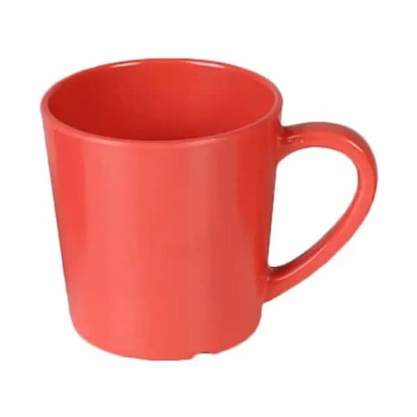 Thunder Group CR9018RD Orange 7 oz. Melamine Mug/Cup | Case of 12 — view 2