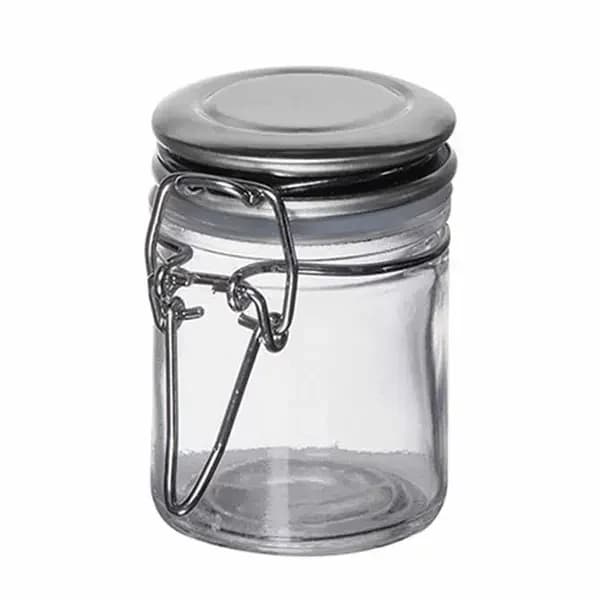 Tablecraft 10105 1.5 oz. Spice Jar with Stainless Steel Top | Case of 6 — main image
