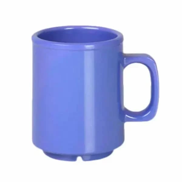 Thunder Group CR9010BU Purple 8 oz. Melamine Mug/Cup | Case of 12 — view 2
