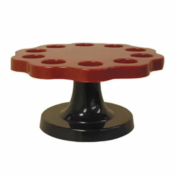 Thunder Group 53 Plastic Sushi Hand Roll Rack with 10 Cavities — main image
