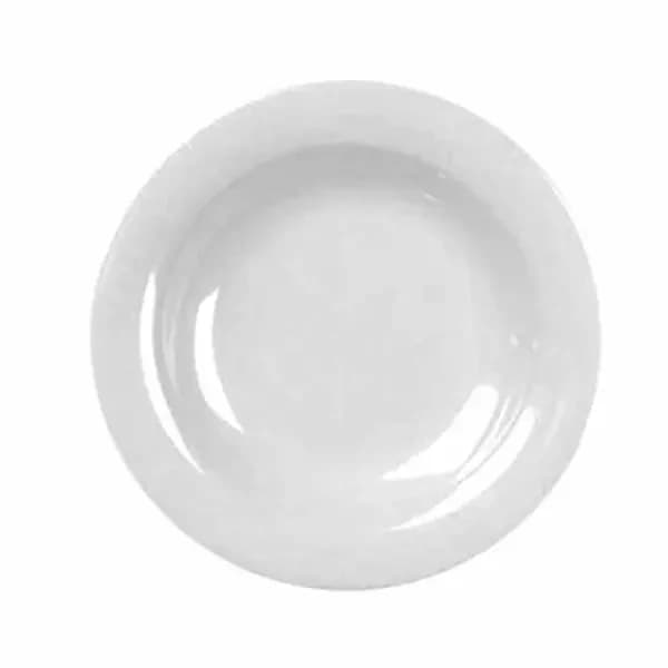 Thunder Group CR5809W White 13 oz. Melamine Salad Bowl | Case of 12 — view 2
