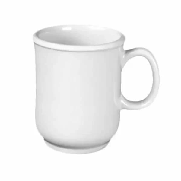 Thunder Group ML901W NuStone White 8 oz. Melamine Mug/Cup | Case of 12 — main image