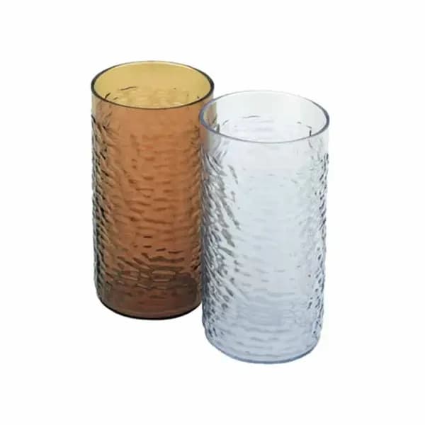 Thunder Group PLPTB016A Amber 16 oz. Plastic Tumbler Glass | Case of 12 — view 2