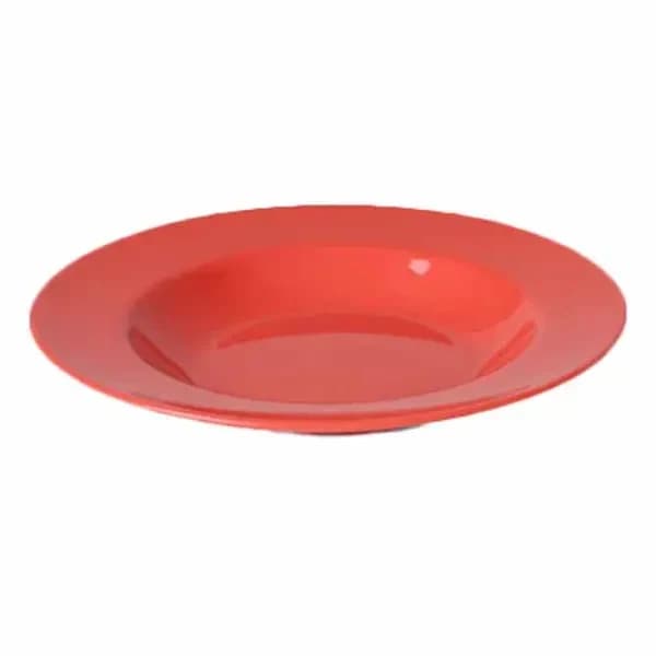 Thunder Group CR5811RD Orange 16 oz. Melamine Pasta Bowl | Case of 12 — main image