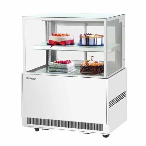 Turbo Air TBP36-46NN-W Refrigerated White Bakery Display Case 35-3/8"W — view 2